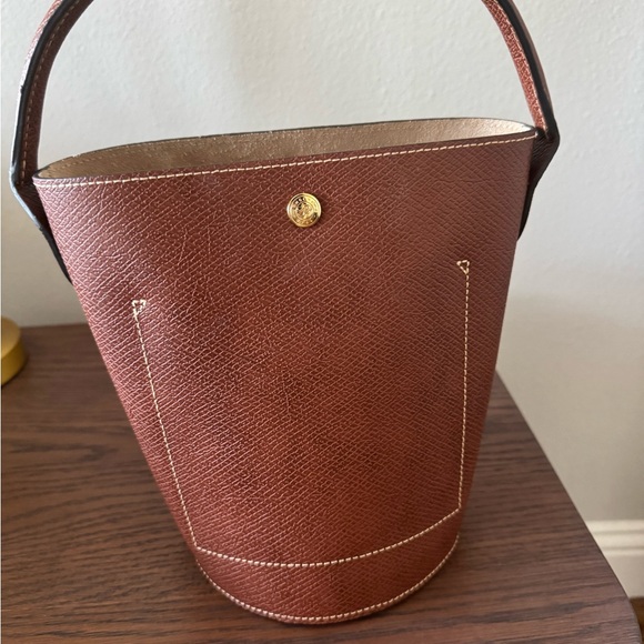 Longchamp Leather Top Handle Bag - Picture 3 of 6